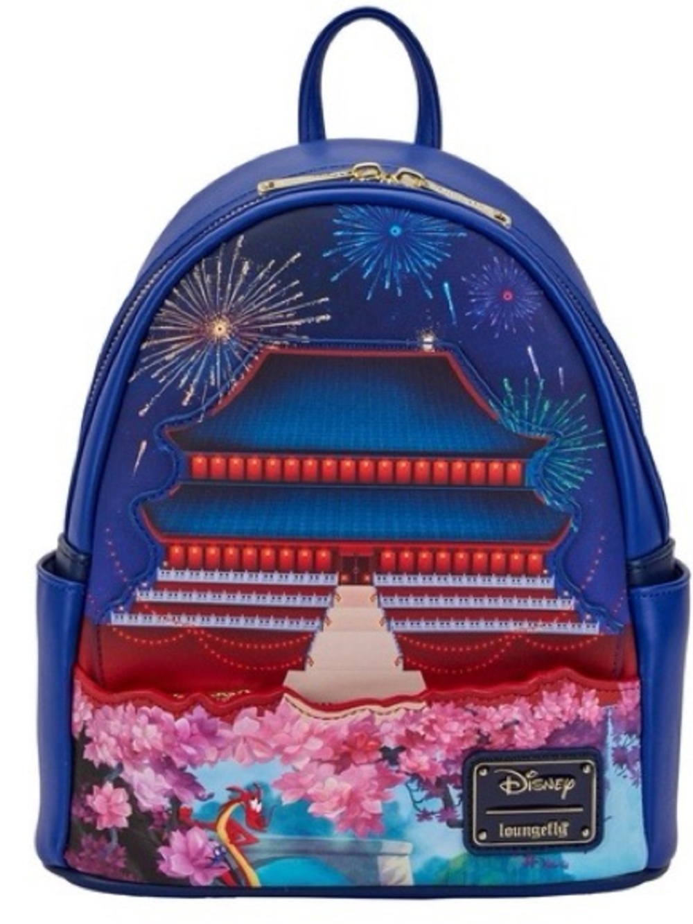 Disney Loungefly Mulan Castle Light Up Mini Backpack